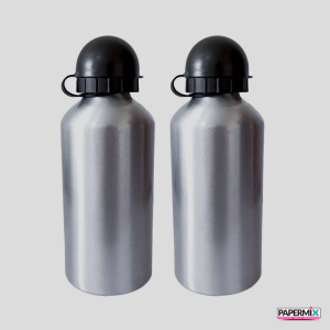 Garrafa squeeze bolinha 600ml alumínio      